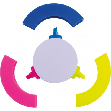 Лого трейд бизнес-подарки фото: Маркер-хайлайтер 3-в-1 ANDORRA